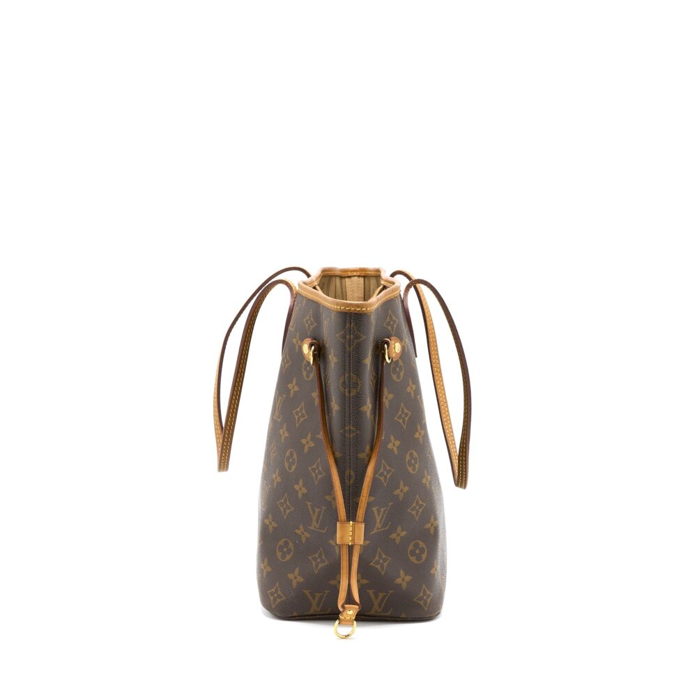 AAA Replica Louis Vuitton LV VINTAGE NEVERFULL MM MONOGRAM CANVAS GHW