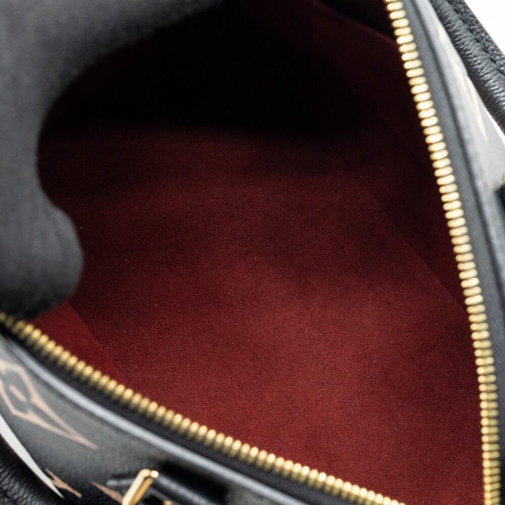 AAA Replica Louis Vuitton LV LOUIS VUTTION SPEEDY BANDOULIERE 25 BICOLOUR MONOGRAM EMPREINTE BLACK/MULTICOLOUR GHW
