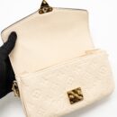 AAA Replica Louis Vuitton LV POCHETTE MÉTIS EAST WEST MONOGRAM EMPREINTE LEATHER CREAM GHW