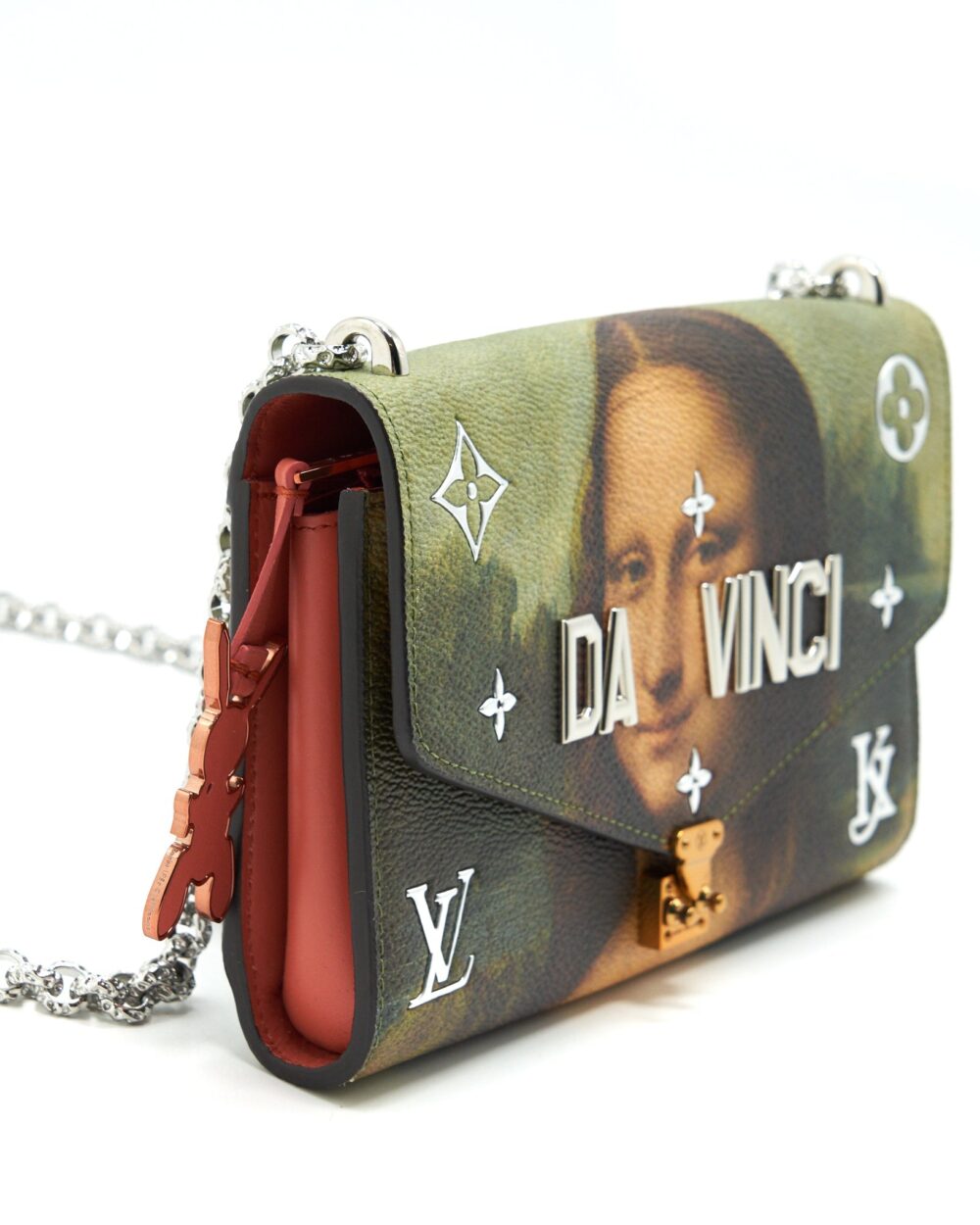 AAA Replica Louis Vuitton LV WALLET ON CHAIN JEFF KOONS DA VINCI LIMITED EDITION