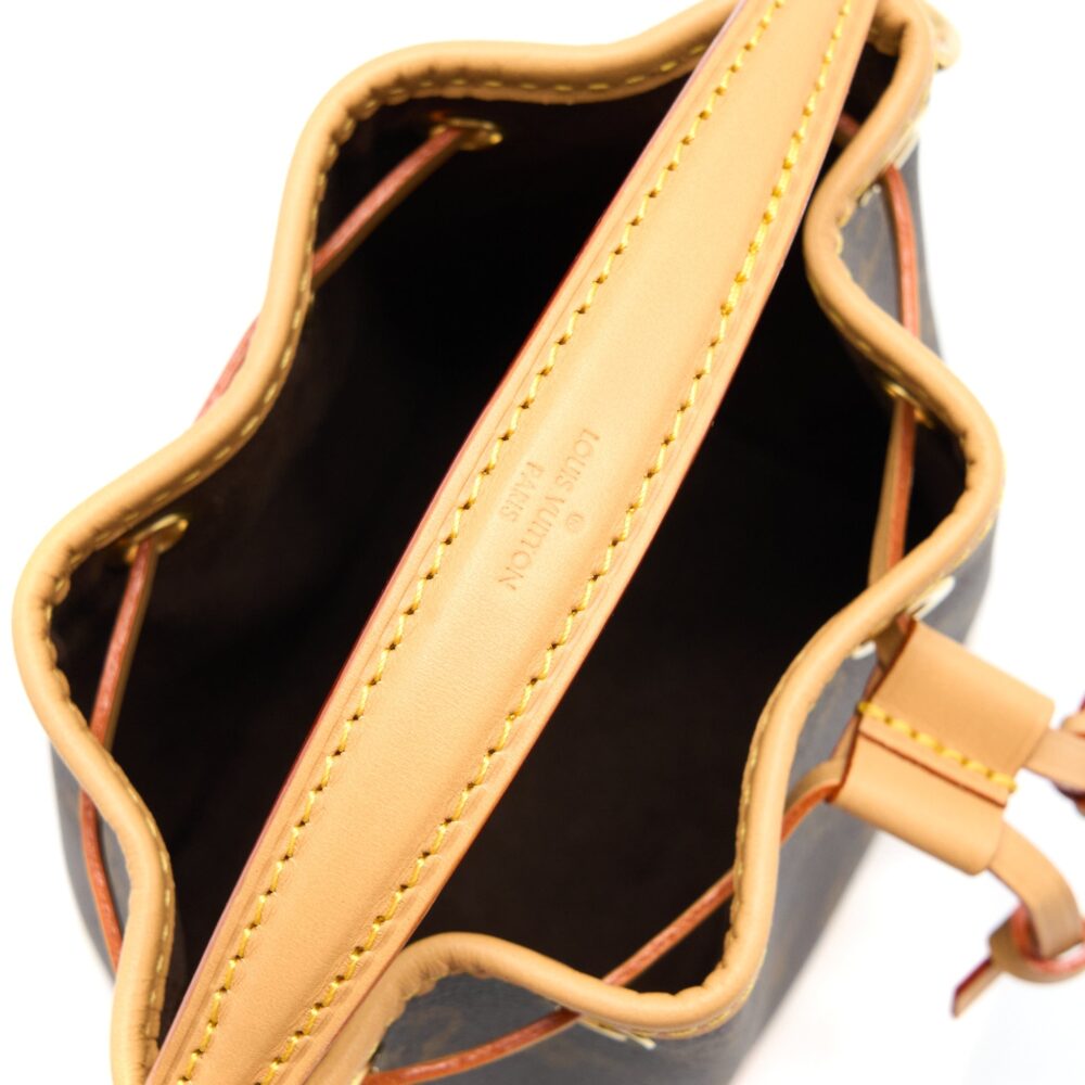 AAA Replica Louis Vuitton LV NANO NOE MONOGRAM CANVAS GHW (NEW VERSION)