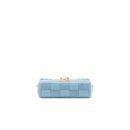 AAA Replica Louis Vuitton LV TROCA PM DAMIER QUILT LAMBSKIN LIGHT BLUE GHW (NEW VERSION)