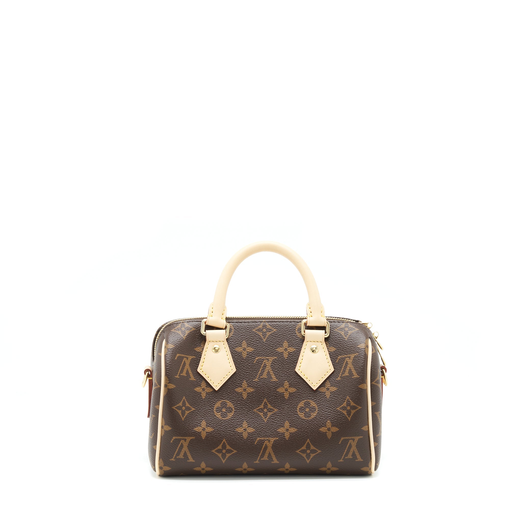 AAA Replica Louis Vuitton LV SPEEDY BANDOULIERE 20 MONOGRAM CANVAS/BLACK MULTICOLOUR STRAP