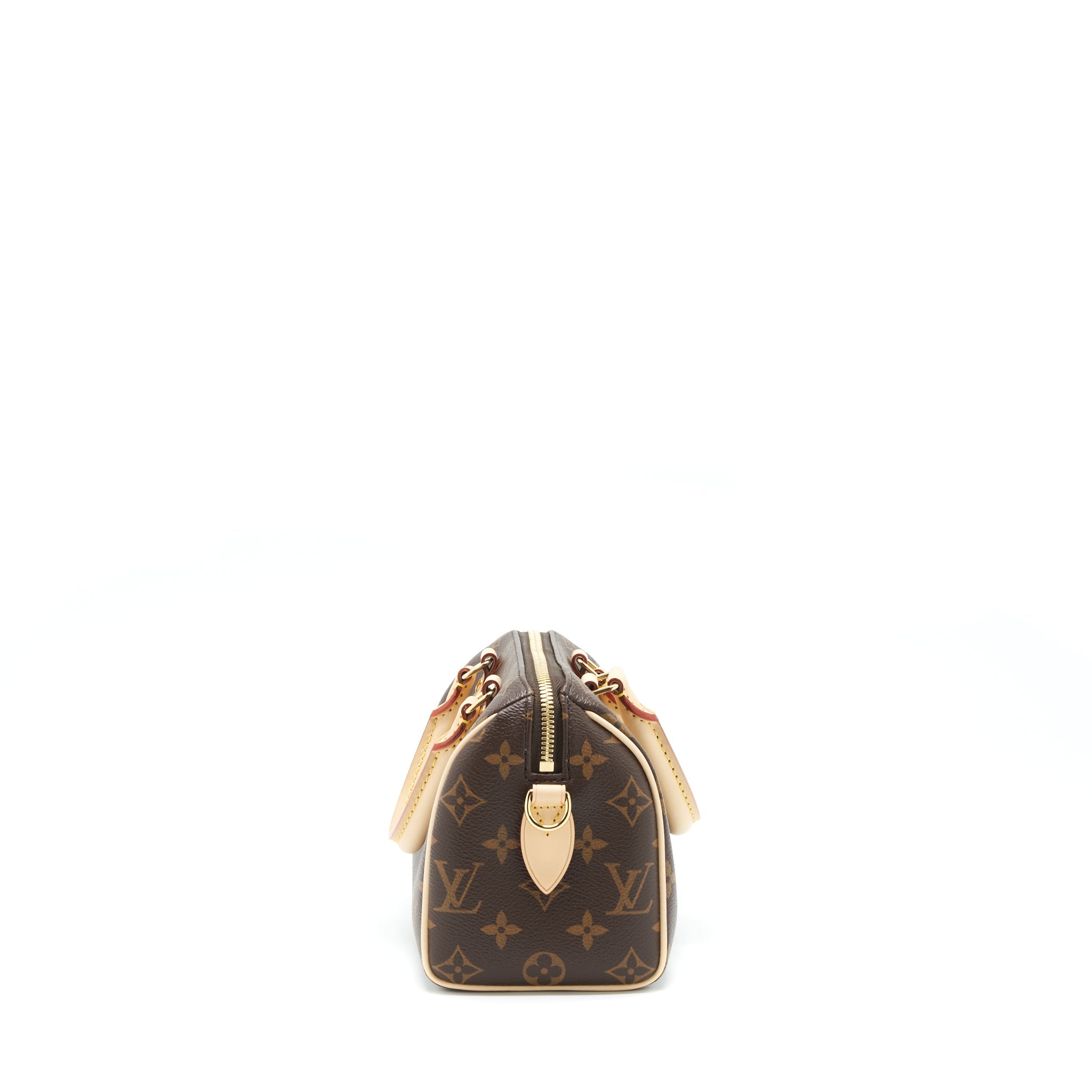 AAA Replica Louis Vuitton LV SPEEDY BANDOULIERE 20 MONOGRAM CANVAS/BLACK MULTICOLOUR STRAP