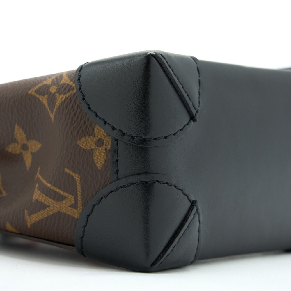 AAA Replica Louis Vuitton LV STEAMER XS MONOGRAM CANVAS BLACK HARDWARE