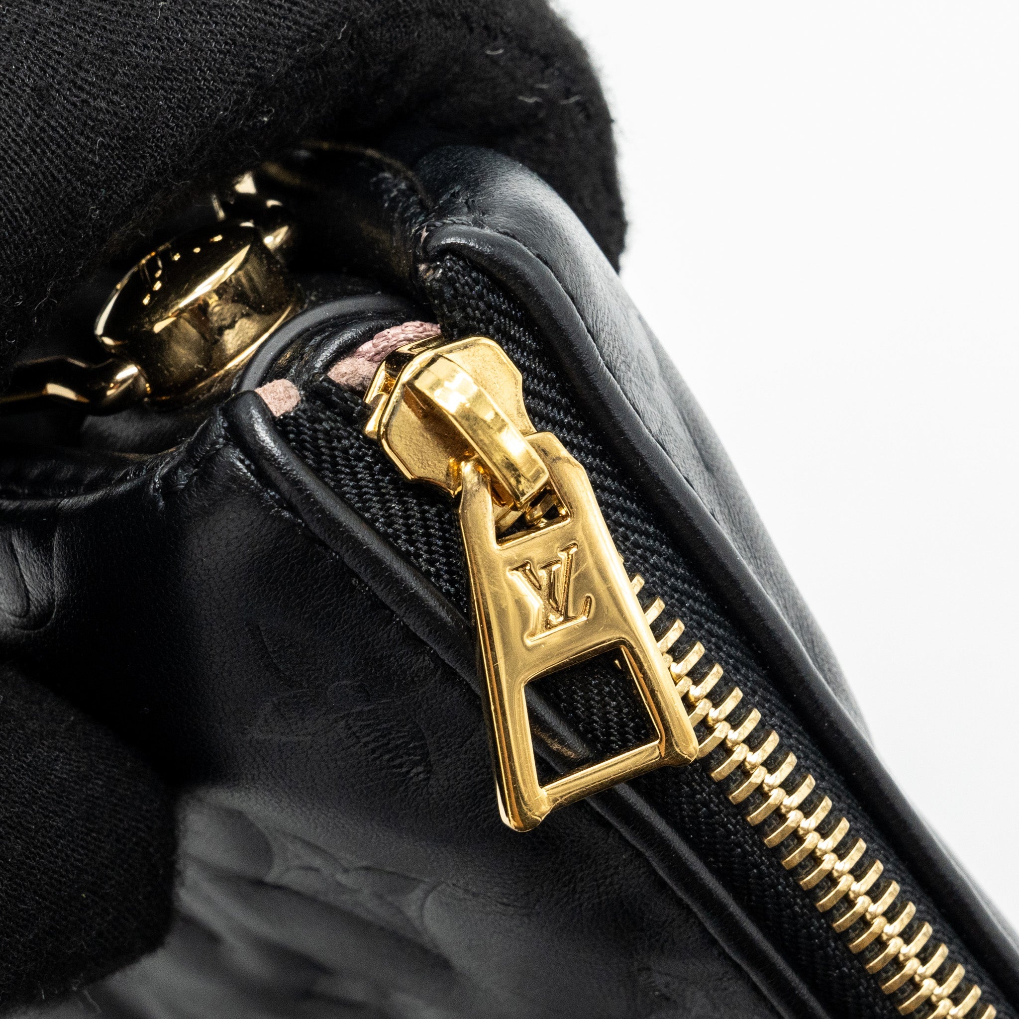 AAA Replica Louis Vuitton LV COUSSIN PM MONOGRAM EMPREINTE LAMBSKIN BLACK GHW (NEW VERSION)