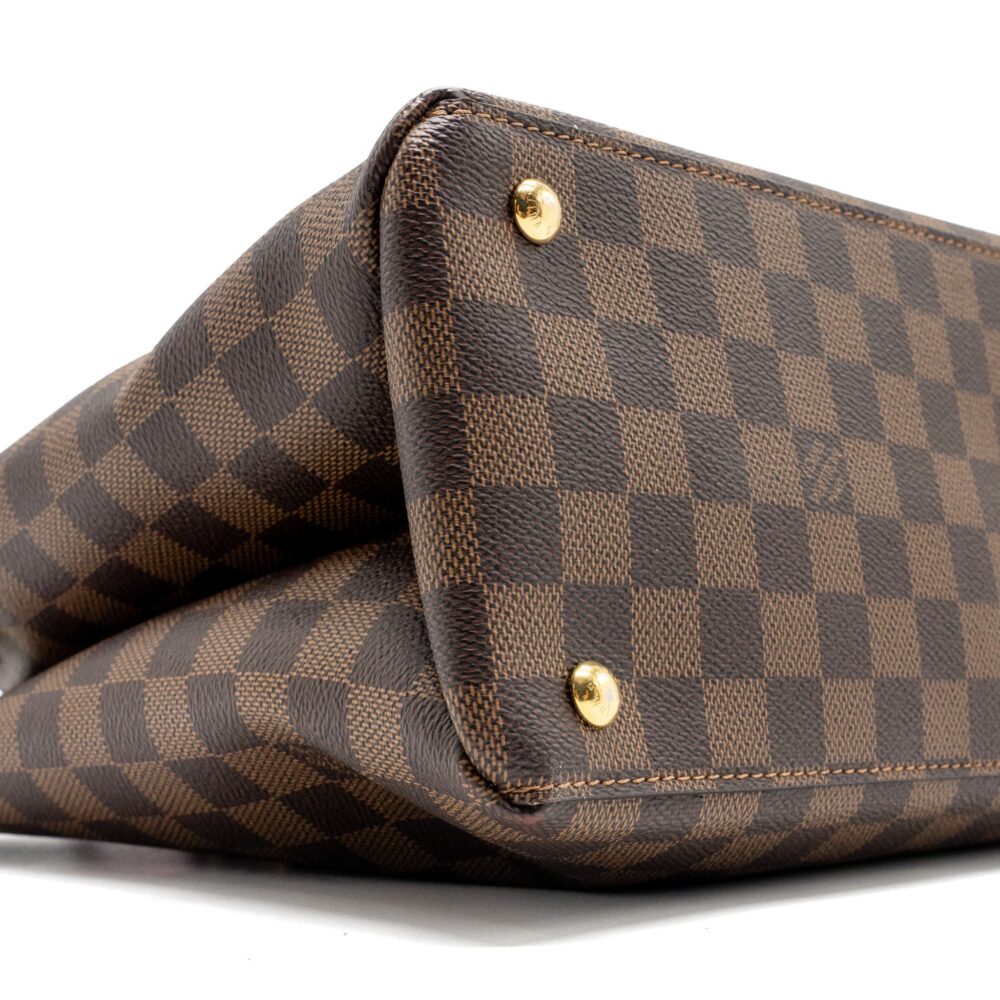 AAA Replica Louis Vuitton LV TOP HANDLE CROSSBODY BAG DAMIER EBENE GHW