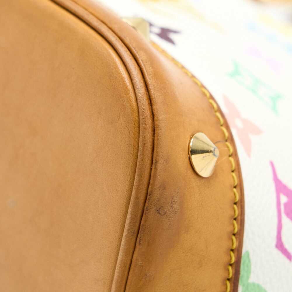 AAA Replica Louis Vuitton LV ALMA BAG MONOGRAM CANVAS WHITE/MULTICOLOURED GHW