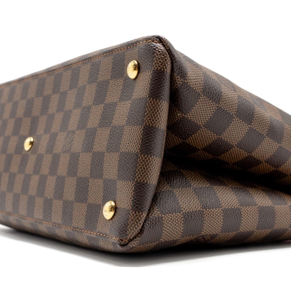 AAA Replica Louis Vuitton LV TOP HANDLE CROSSBODY BAG DAMIER EBENE GHW