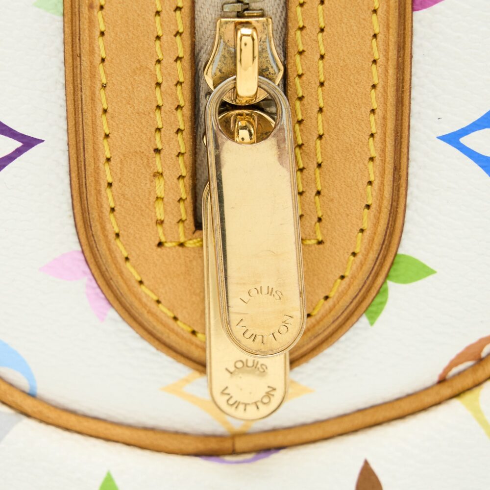 AAA Replica Louis Vuitton LV VINTAGE BOWLING BAG MONOGRAM CANVAS WHITE/MULTICOLOUR GHW