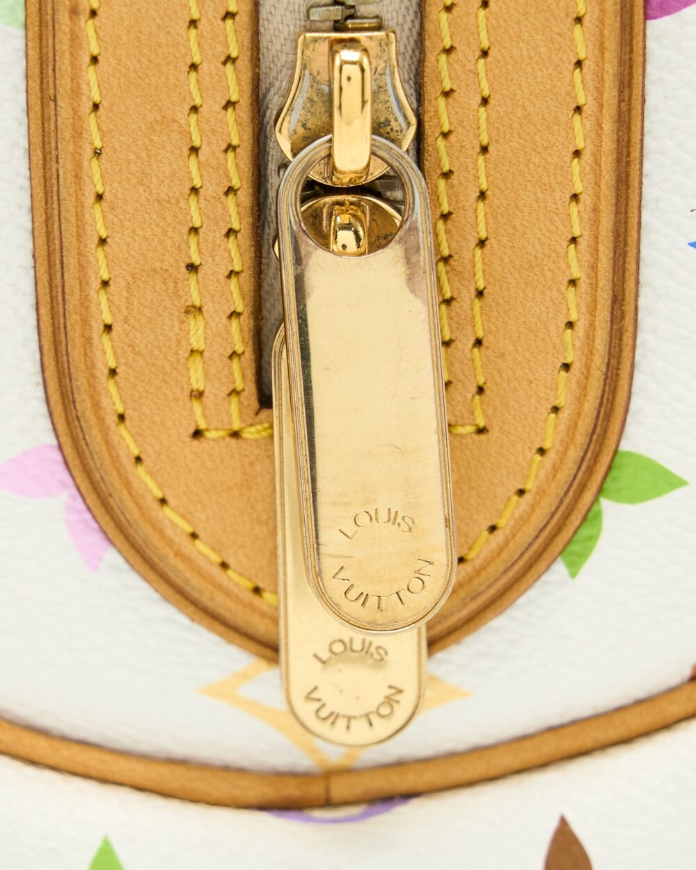 AAA Replica Louis Vuitton LV VINTAGE BOWLING BAG MONOGRAM CANVAS WHITE/MULTICOLOUR GHW