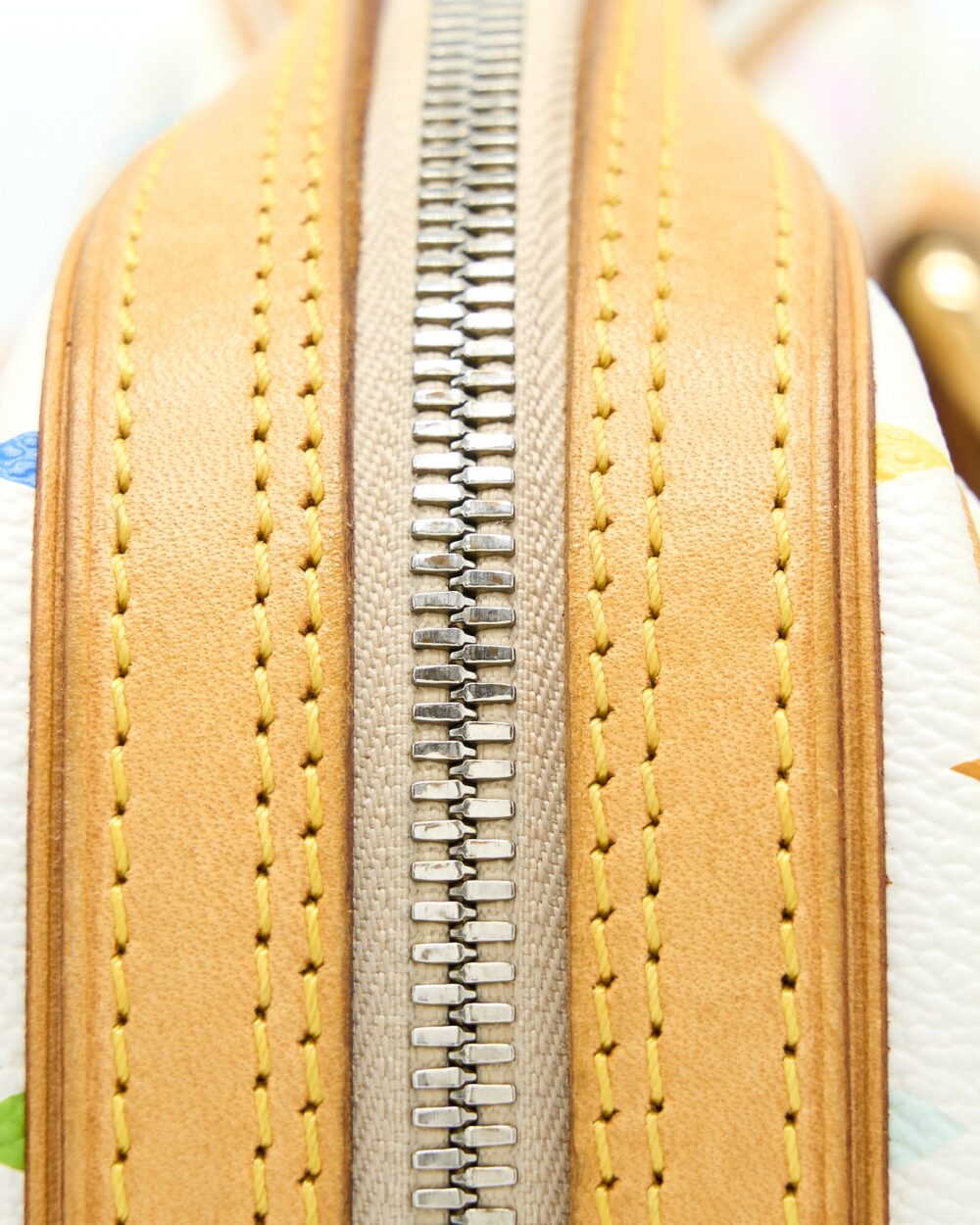 AAA Replica Louis Vuitton LV VINTAGE BOWLING BAG MONOGRAM CANVAS WHITE/MULTICOLOUR GHW