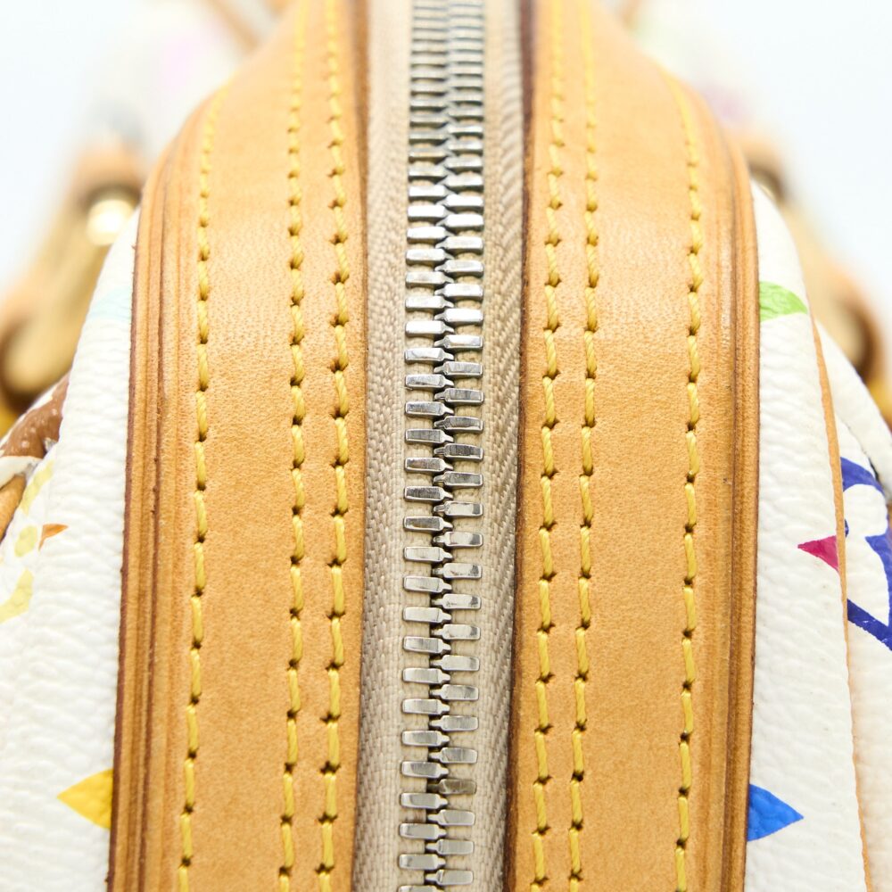 AAA Replica Louis Vuitton LV VINTAGE BOWLING BAG MONOGRAM CANVAS WHITE/MULTICOLOUR GHW