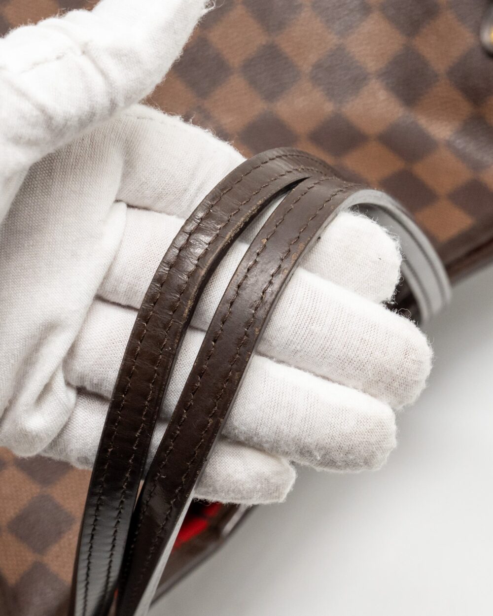 AAA Replica Louis Vuitton LV NEVERFULL GM DAMIER EBENE WITH GHW