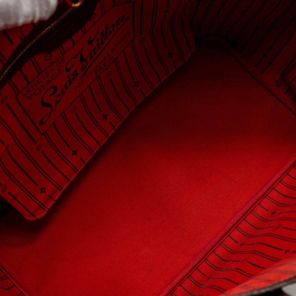 AAA Replica Louis Vuitton LV NEVERFULL GM DAMIER EBENE WITH GHW