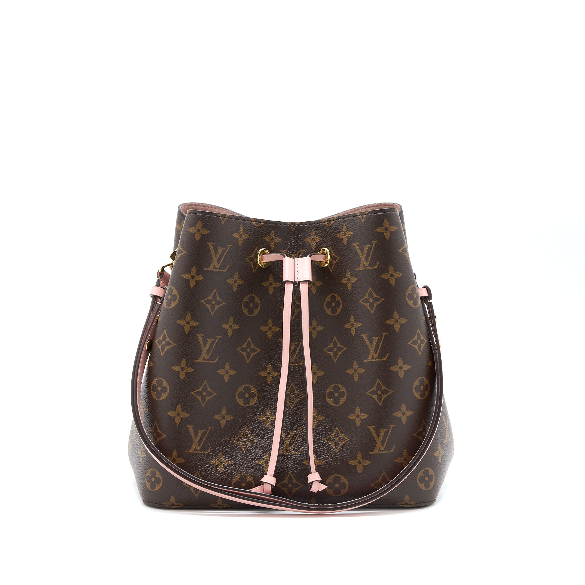 AAA Replica Louis Vuitton LV NEONOE MONOGRAM CANVAS ROSE POUDRE GHW (NEW VERSION)