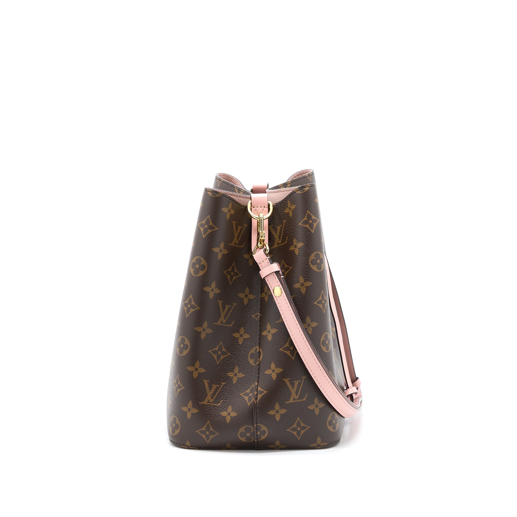 AAA Replica Louis Vuitton LV NEONOE MONOGRAM CANVAS ROSE POUDRE GHW (NEW VERSION)