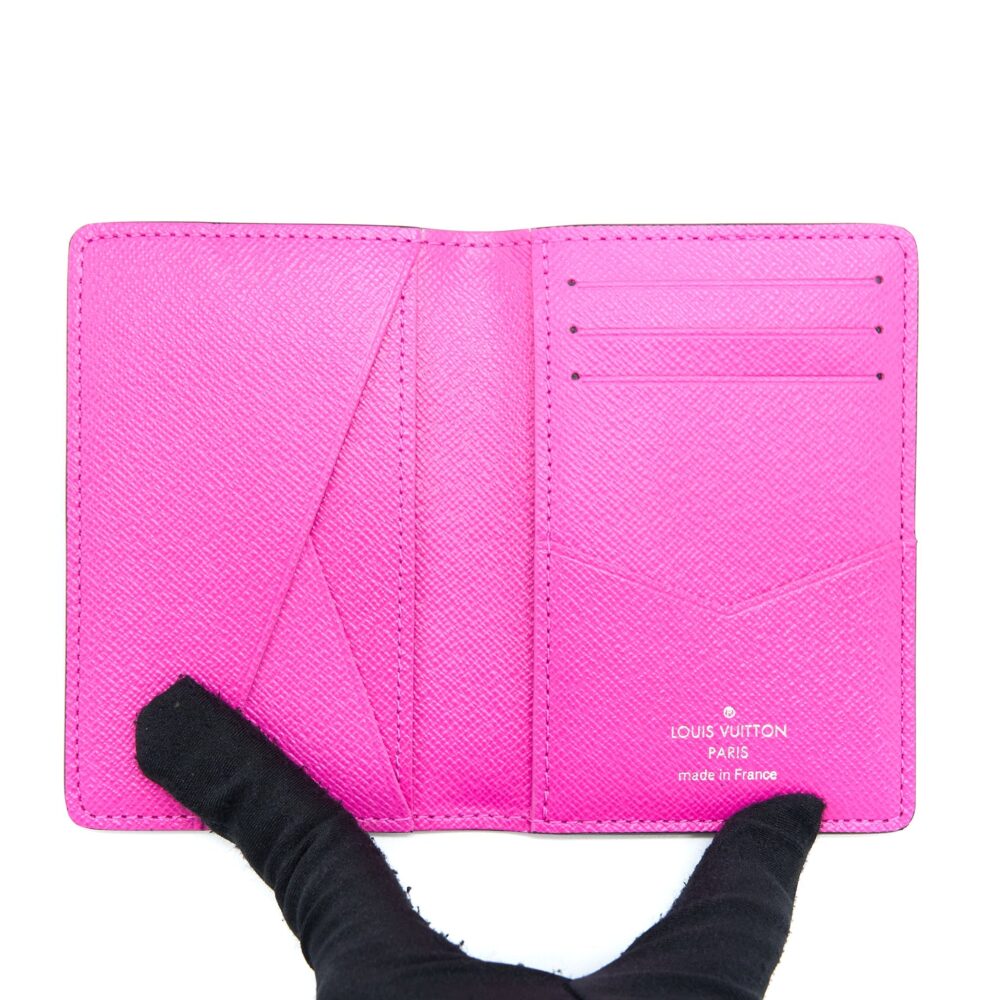 AAA Replica Louis Vuitton LV POCKET ORGANISER MONOGRAM COATED CANVAS PINK