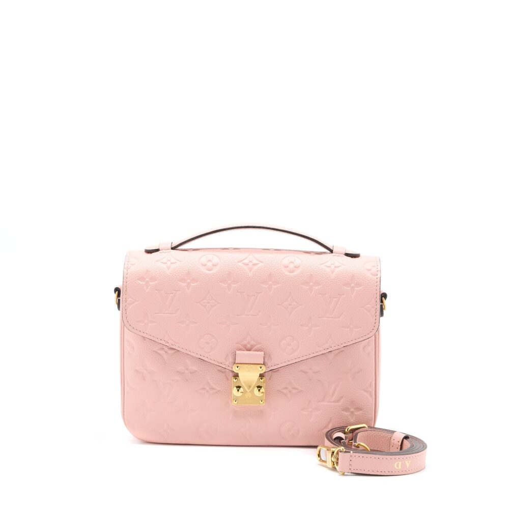 AAA Replica Louis Vuitton LV POCHETTE MÉTIS MONOGRAM EMPREINTE PINK GHW