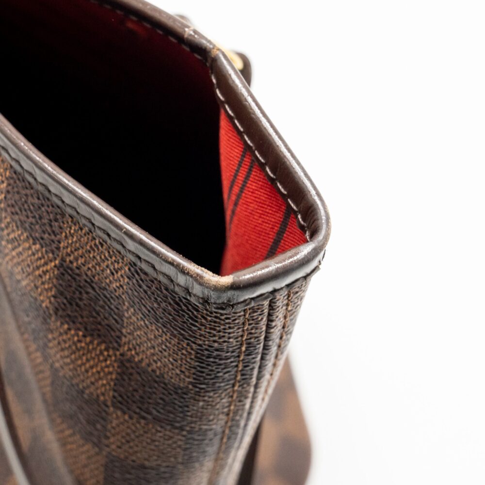 AAA Replica Louis Vuitton LV NEVERFULL GM DAMIER EBENE WITH GHW