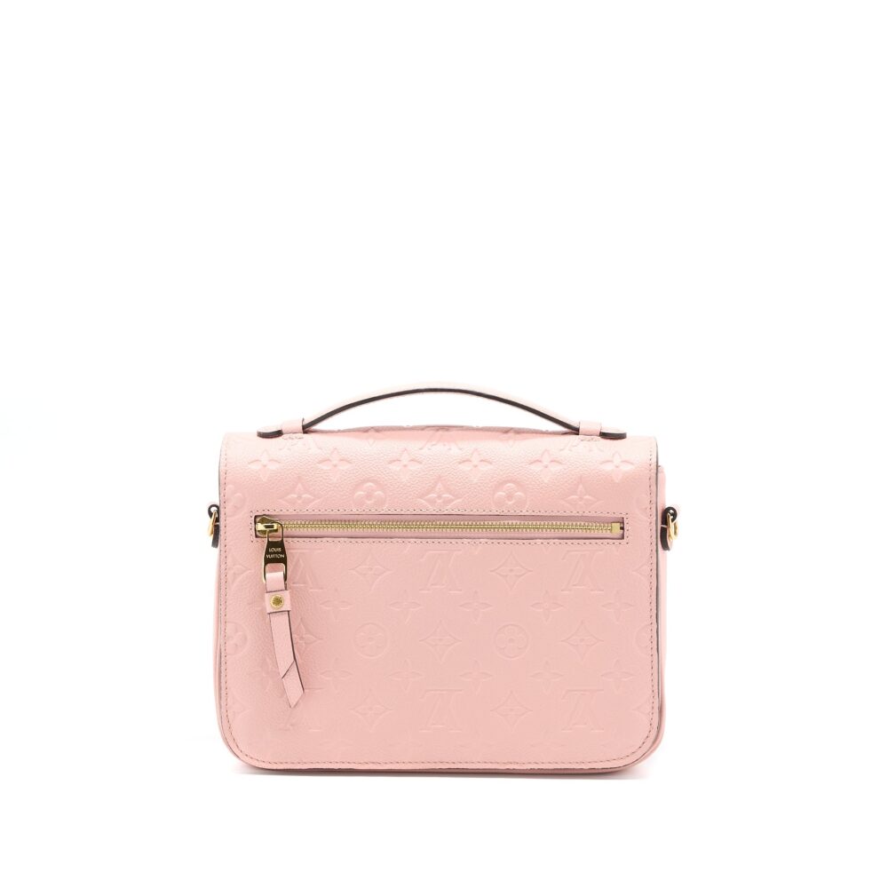 AAA Replica Louis Vuitton LV POCHETTE MÉTIS MONOGRAM EMPREINTE PINK GHW