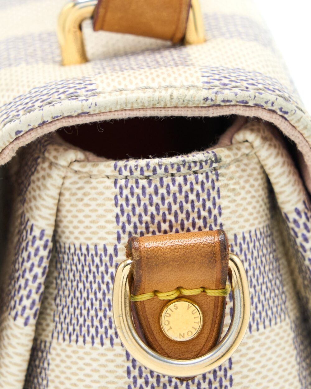 AAA Replica Louis Vuitton LV CROISETTE BAG DAMIER AZUR CANVAS GHW