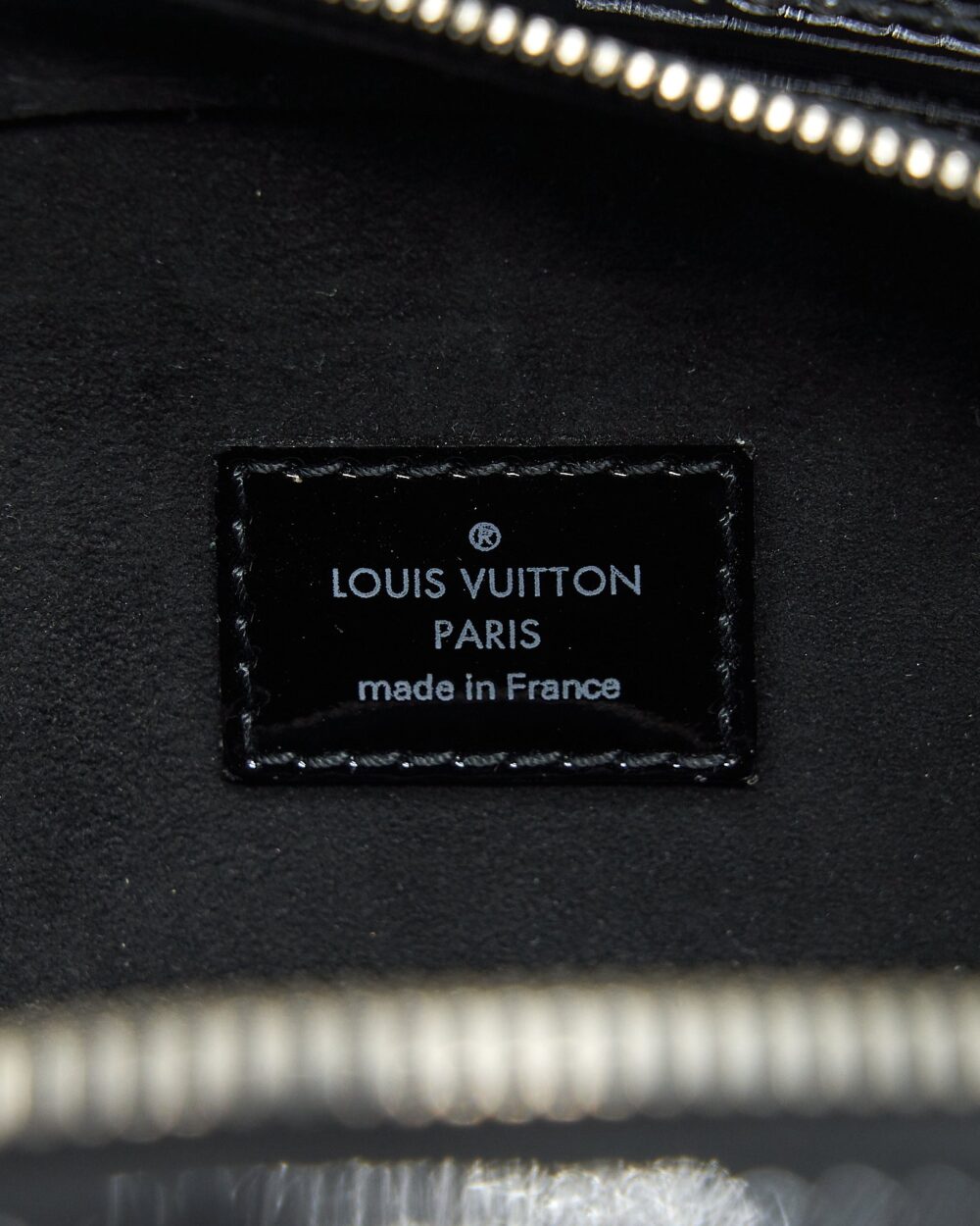 AAA Replica Louis Vuitton LV BOWLING BAG EPI PATENT BLACK