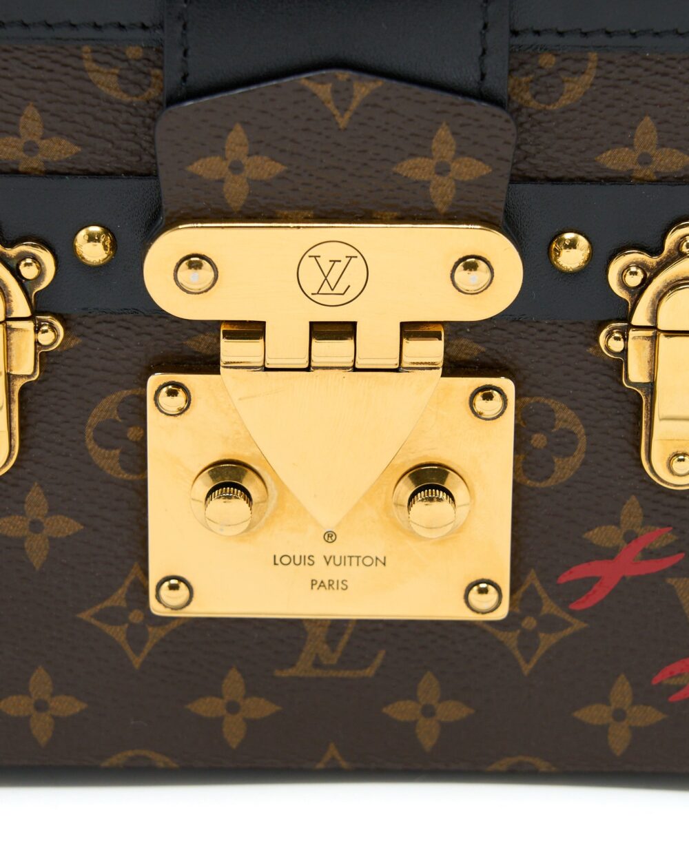 AAA Replica Louis Vuitton LV PETITE MALLE MONOGRAM CANVAS / LEATHER GHW