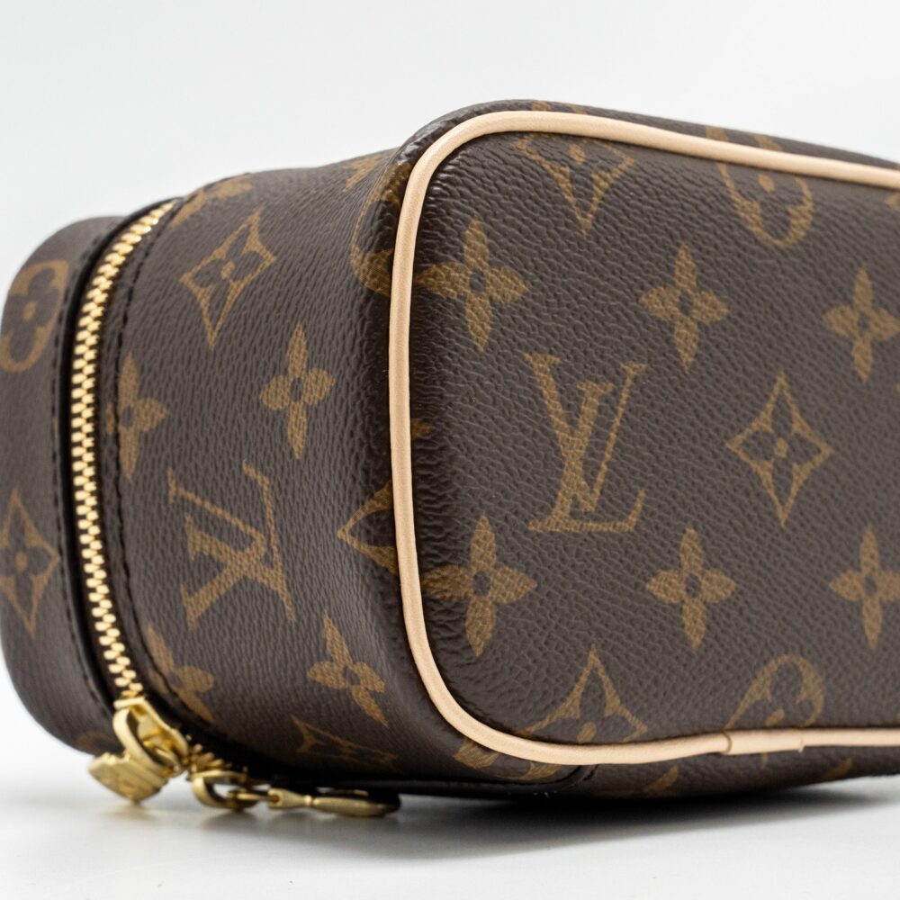 AAA Replica Louis Vuitton LV NICE NANO MONOGRAM CANVAS GHW
