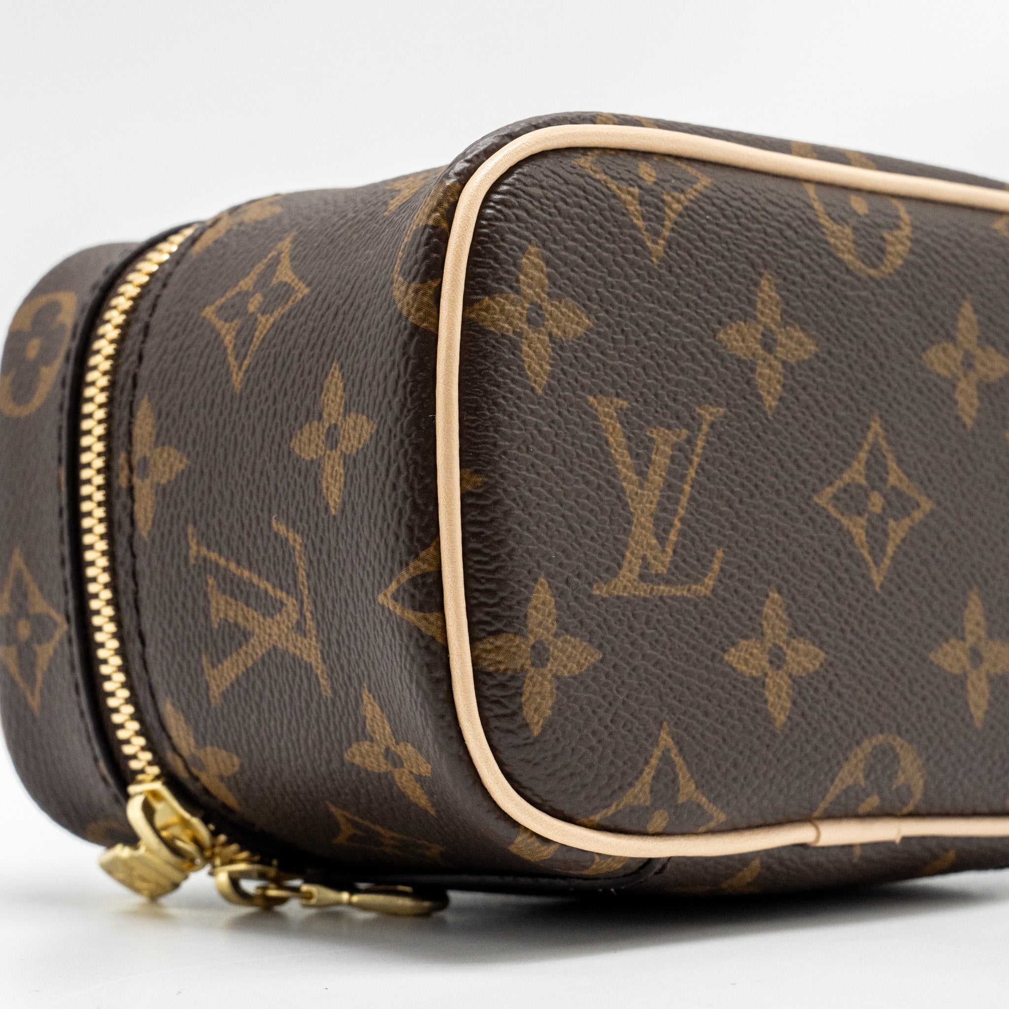 AAA Replica Louis Vuitton LV NICE NANO MONOGRAM CANVAS GHW