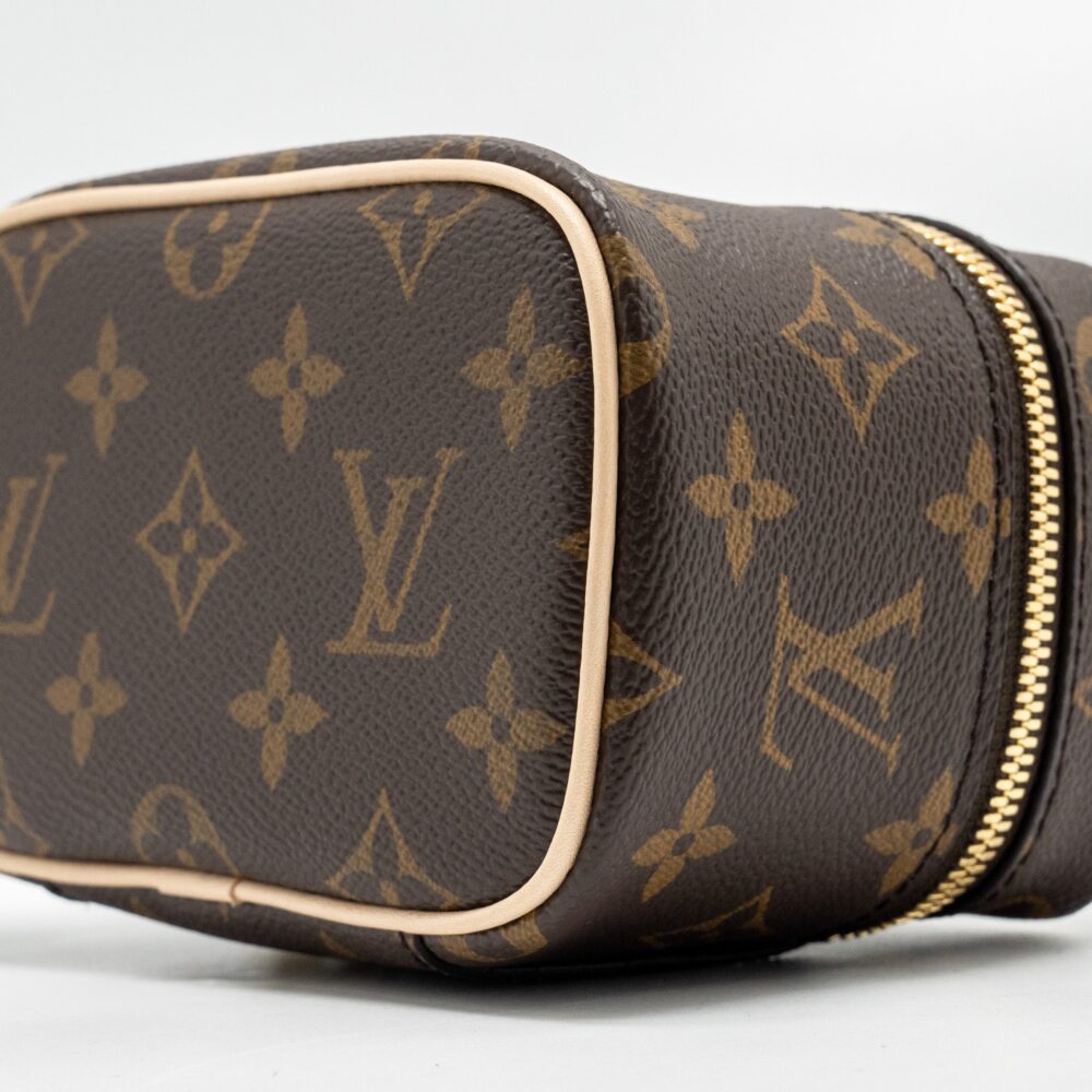 AAA Replica Louis Vuitton LV NICE NANO MONOGRAM CANVAS GHW