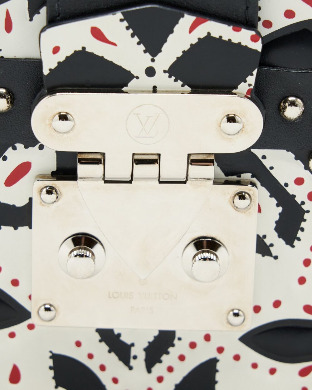 AAA Replica Louis Vuitton LV PETIT MALLET LIMITED EDITION BLACK / WHITE SHW
