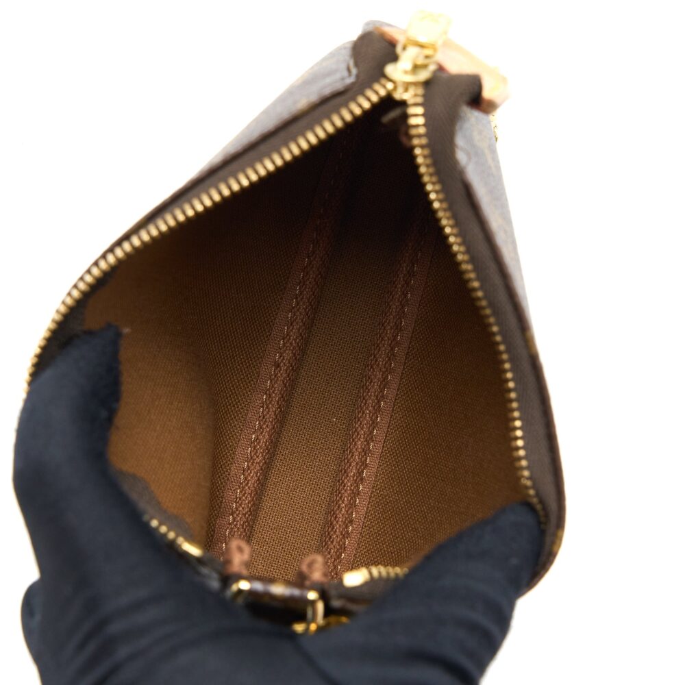 AAA Replica Louis Vuitton LV MINI POCHETTE ACCESSORIES MONOGRAM CANVAS GHW