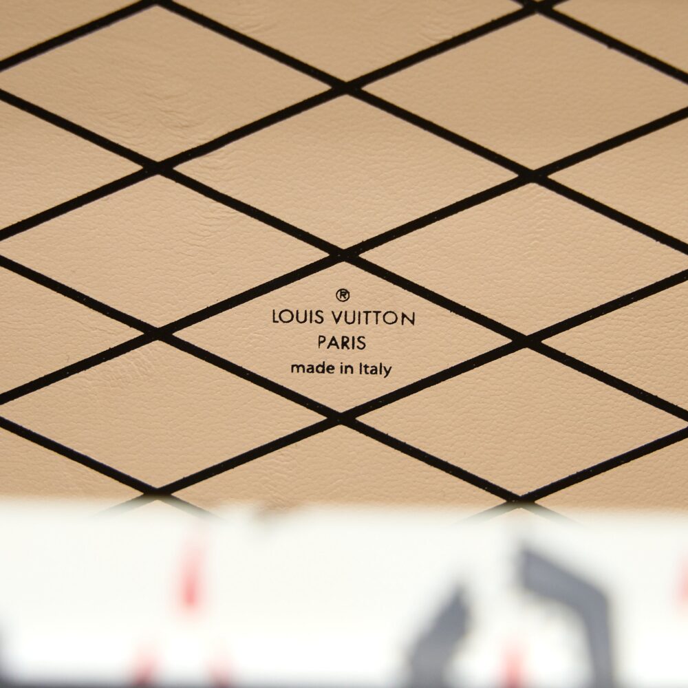 AAA Replica Louis Vuitton LV PETIT MALLET LIMITED EDITION BLACK / WHITE SHW