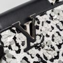 AAA Replica Louis Vuitton LV CAPUCINES MINI LIMITED EDITION SUQUIN / LEATHER MULTICOLOUR BLACK SHW