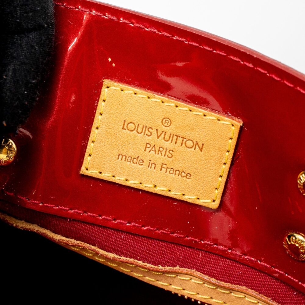 AAA Replica Louis Vuitton LV VERNICE CATALINA BB TOTE BAG PATENT RED GHW