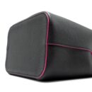 AAA Replica Louis Vuitton LV LOCKME BUCKET BAG CALFSKIN BLACK/PINK SHW