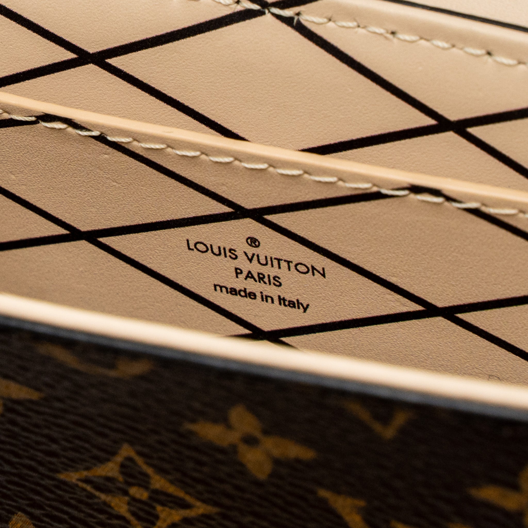 AAA Replica Louis Vuitton LV VERTICAL TRUNK POCHETTE MONOGRAM CANVAS GHW