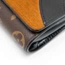 AAA Replica Louis Vuitton LV WILD AT HEART TWIST WALLET ON CHAIN CALFSKIN/MONOGRAM CANVAS MULTICOLOLUR BLACK/SLIVER HARDWARE