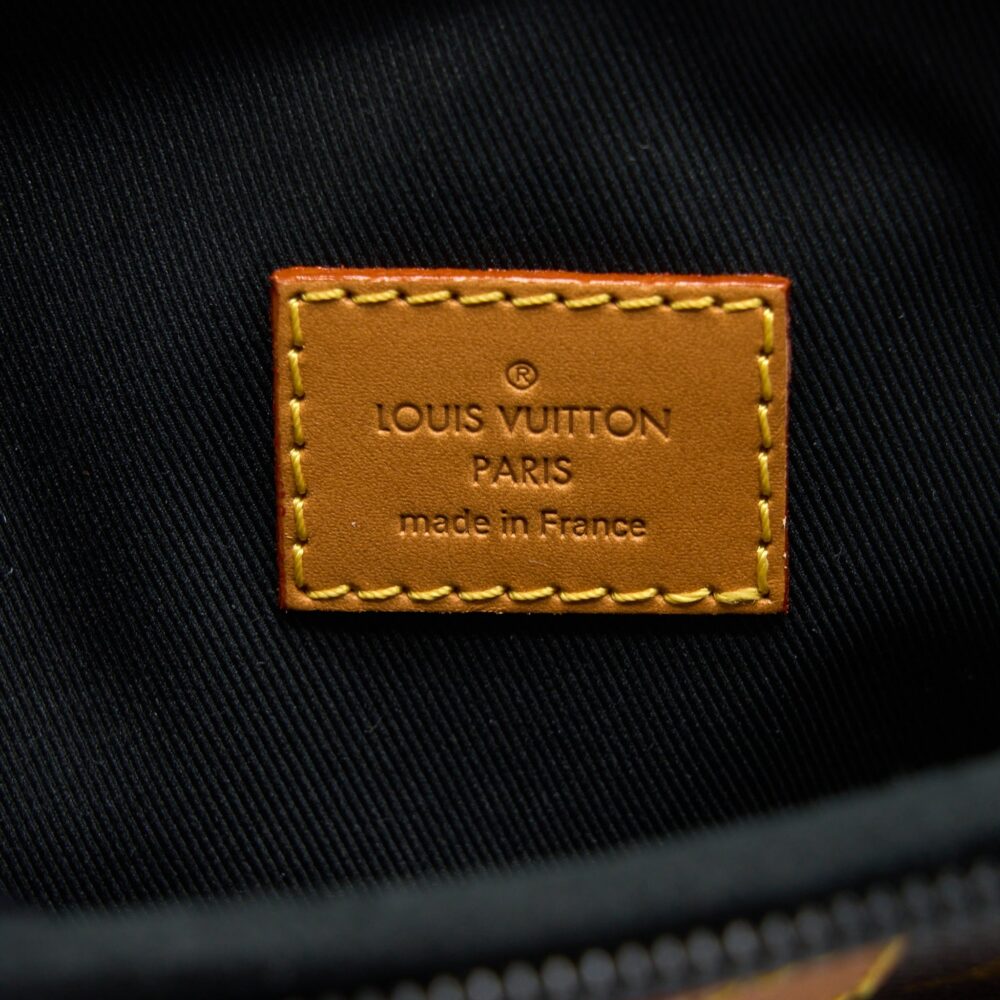 AAA Replica Louis Vuitton LV NIGO AMAZONE SLING BAG DAMIER EBENE CANVAS BROWN BLACK HARDWARE