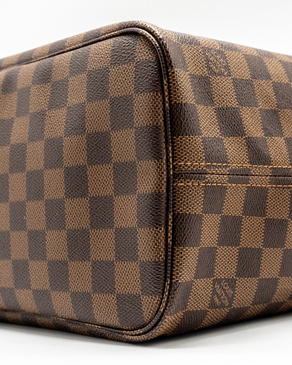 AAA Replica Louis Vuitton LV NEVERFULL MM DAMIER EBENE CANVAS GHW
