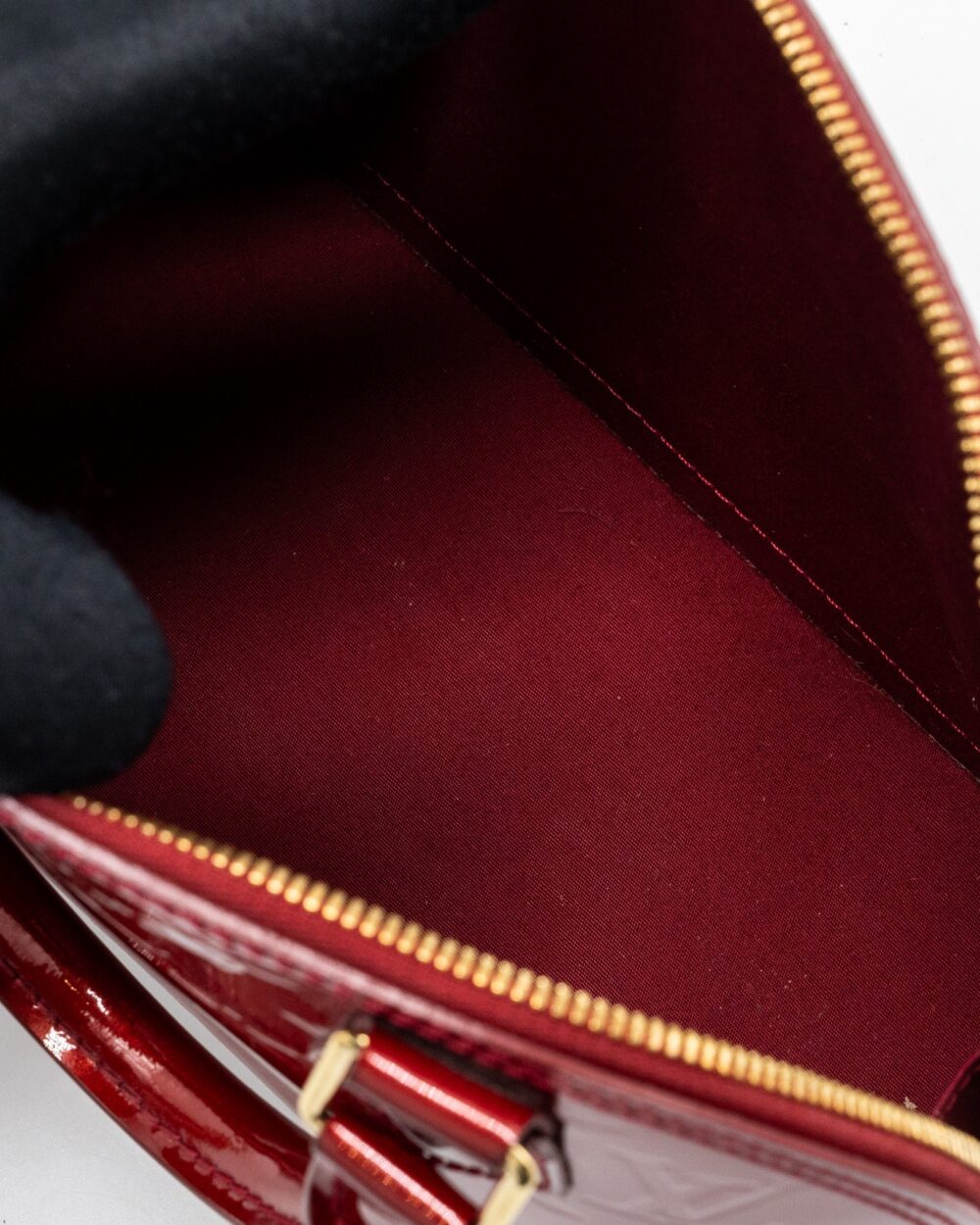 AAA Replica Louis Vuitton LV ALMA BB PATENT RED GHW