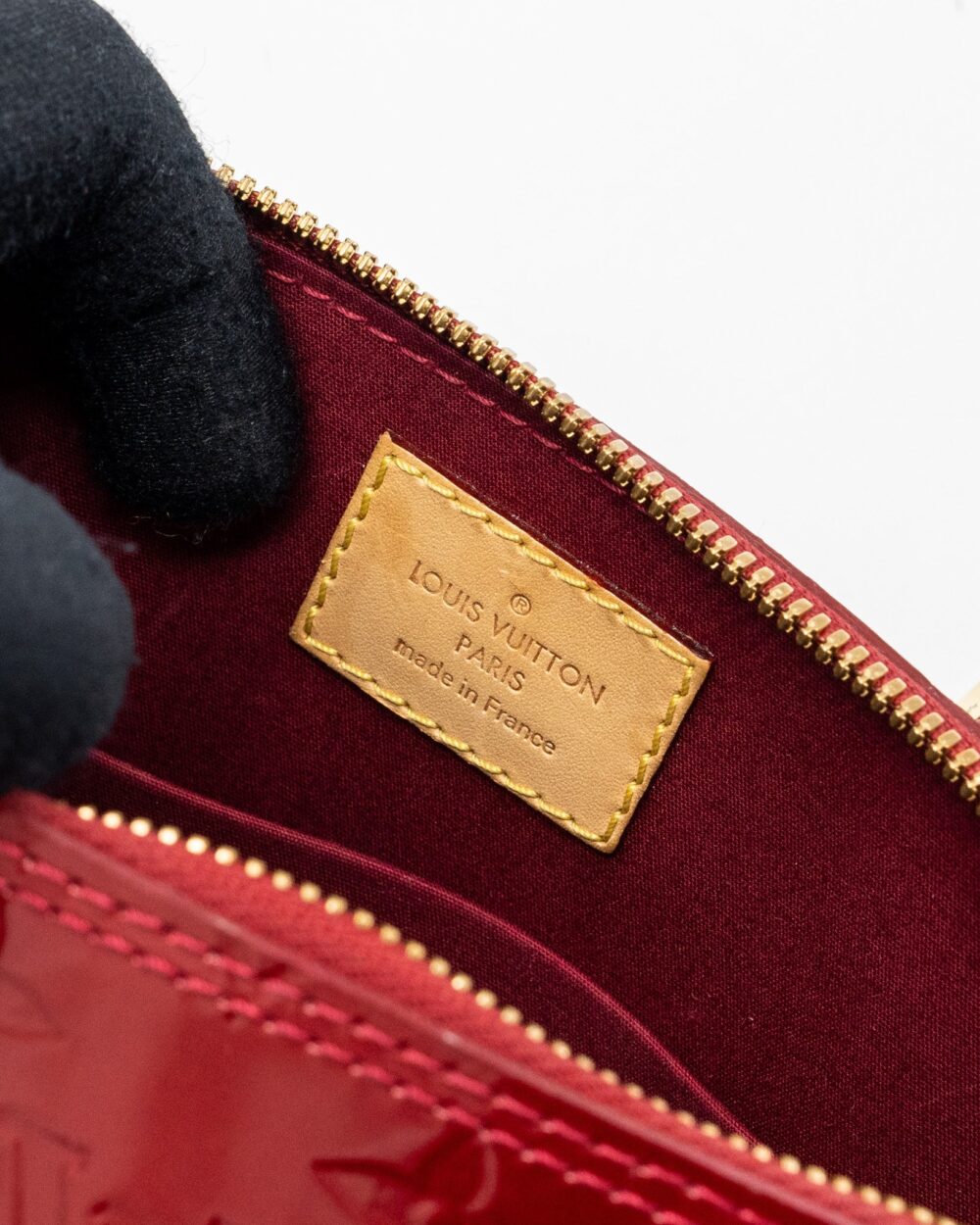 AAA Replica Louis Vuitton LV ALMA BB PATENT RED GHW