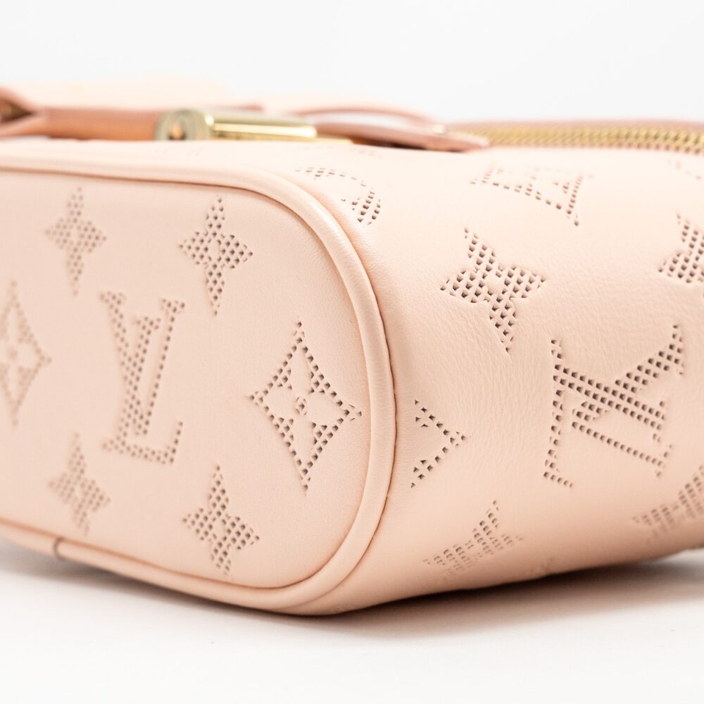AAA Replica Louis Vuitton LV VANITY POUCH CALFSKIN ROSE JASMIN PINK LGHW
