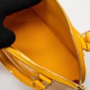 AAA Replica Louis Vuitton LV ALMA BB PATENT YELLOW LGHW