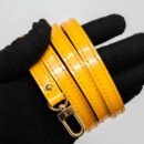 AAA Replica Louis Vuitton LV ALMA BB PATENT YELLOW LGHW