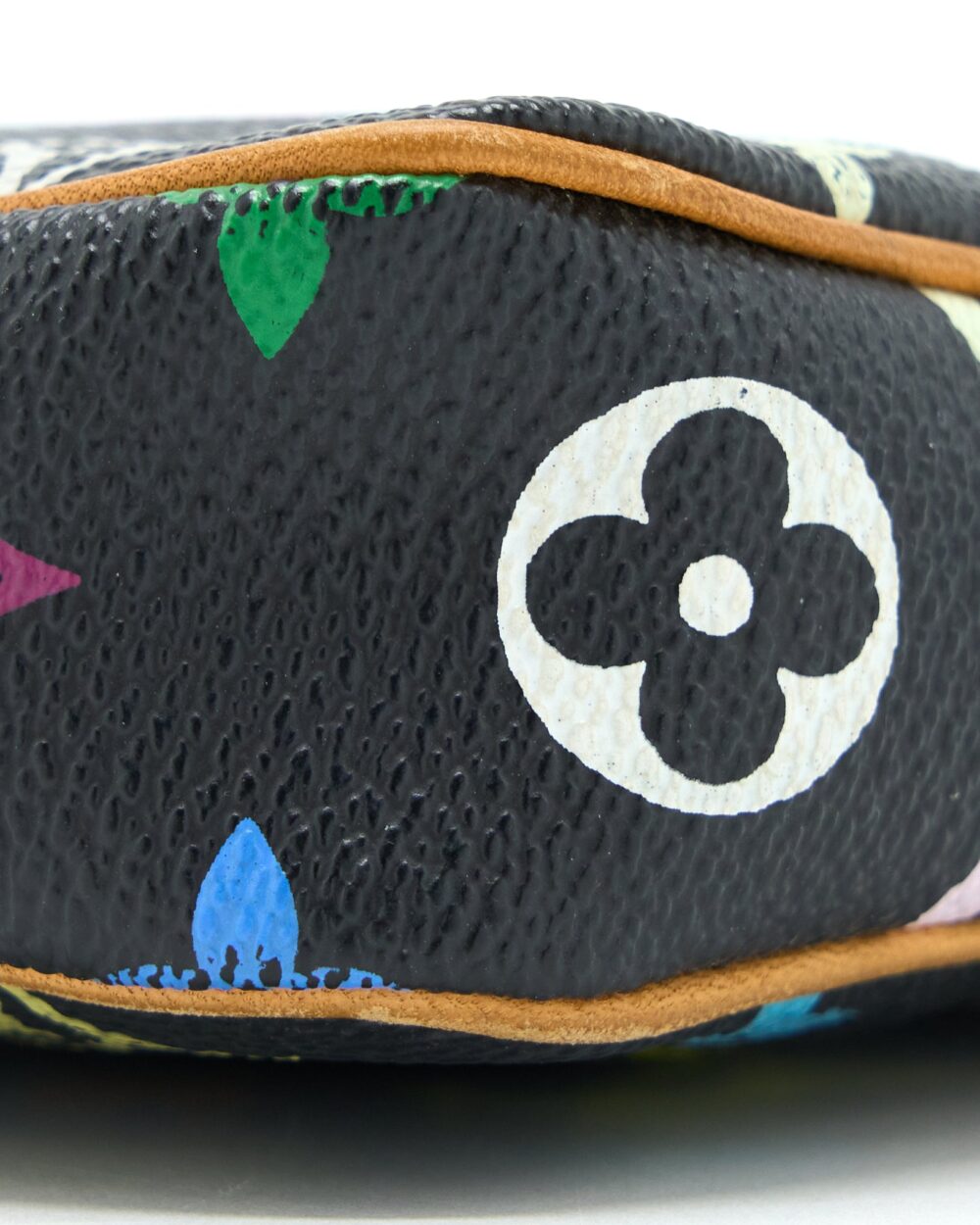 AAA Replica Louis Vuitton LV VINTAGE POCHETTE ACCESSORIES MONOGRAM CANVAS BLACK/MULTICOLOUR GHW