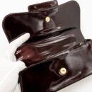 AAA Replica Louis Vuitton LV SOBE CLUTCH PATENT LEATHER DARK PURPLE GHW