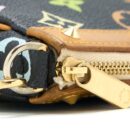 AAA Replica Louis Vuitton LV VINTAGE POCHETTE ACCESSORIES MONOGRAM CANVAS BLACK/MULTICOLOUR GHW