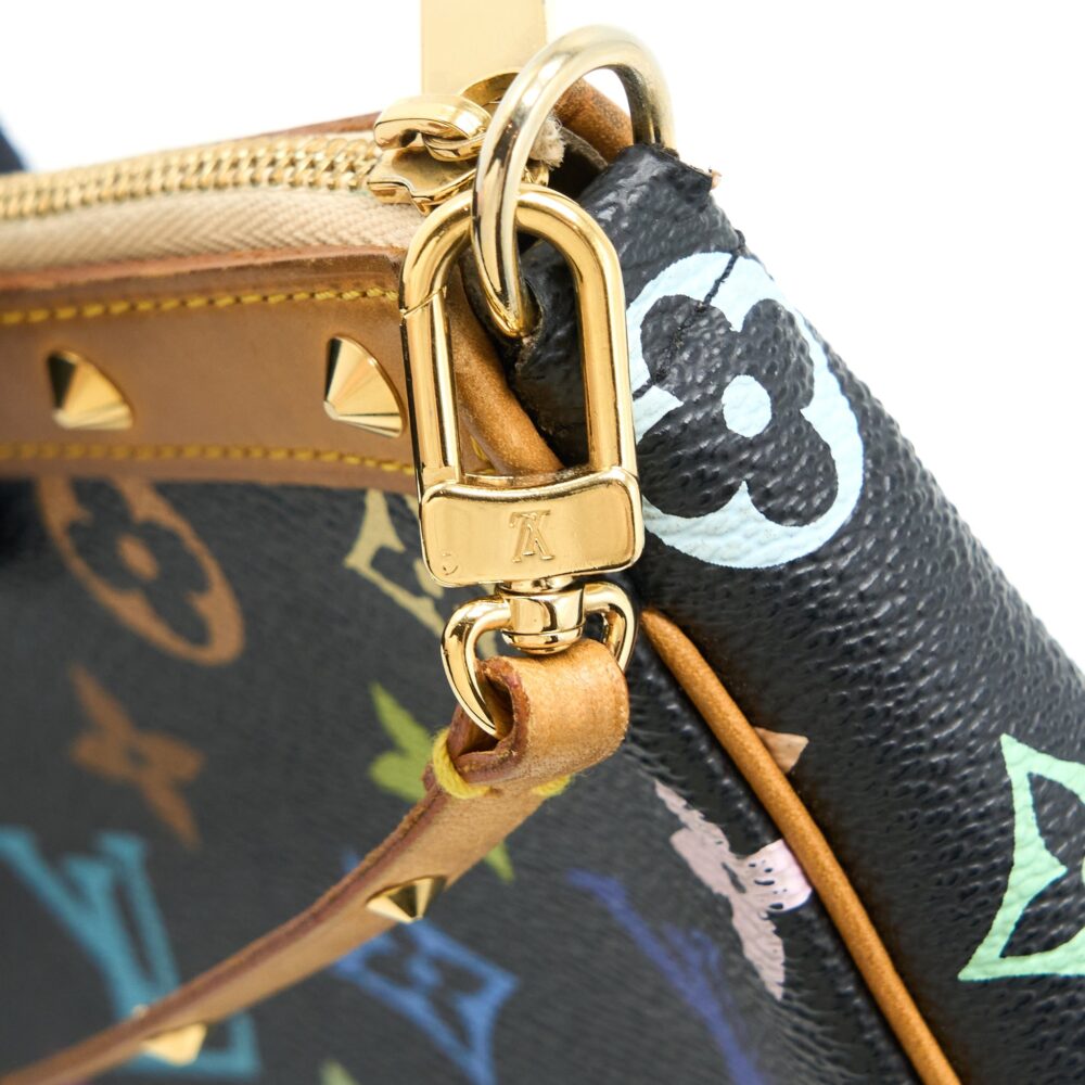 AAA Replica Louis Vuitton LV VINTAGE POCHETTE ACCESSORIES MONOGRAM CANVAS BLACK/MULTICOLOUR GHW
